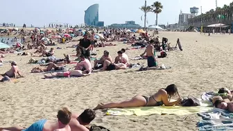 Barcelona beach walk ????????beach Somorrostro