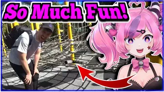 Mousey Playing on the Jungle Gym | ft. CDawgVA & Ironmouse IRL Stream