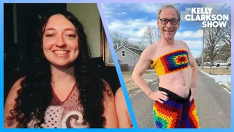 Viral Arkansas Dad Models Daughter's Crochet Fashions On TikTok