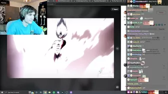 xQc literally speechless reacting to this anime tiktok