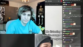 xQc literally speechless reacting to this anime tiktok