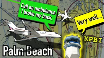 FUNNY ATC. Hey Tower, Grade this landing, I broke my back. REAL ATC