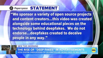 ‘Deep-fake’ advertisements push fake celebrity endorsements l GMA