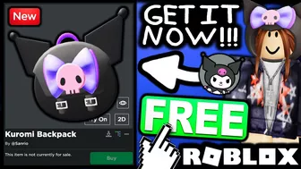 FREE ACCESSORY! HOW TO GET Kuromi Backpack! (ROBLOX My Hello Kitty Cafe EVENT)