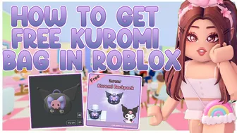 HOW TO GET *FREE* KUROMI BAG for ROBLOX MY HELLO KITTY CAFE // OUT NOW!