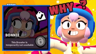 This Brawler is temporarily⚠️ not available???? Bonnie is removed???? | Brawl Stars #brawlstars