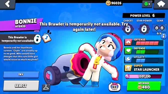 This Brawler is temporarily⚠️ not available???? Bonnie is removed???? | Brawl Stars #brawlstars