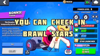 This Brawler is temporarily⚠️ not available???? Bonnie is removed???? | Brawl Stars #brawlstars