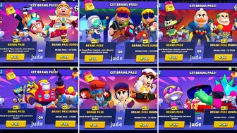 ALL BRAWL PASS UNLOCK SCREENS | Brawl Stars