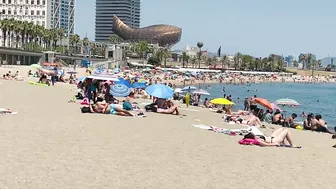 Barcelona beach walk ????????beach Somorrostro