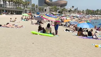 Barcelona beach walk ????????beach Somorrostro