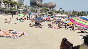 Barcelona beach walk ????????beach Somorrostro