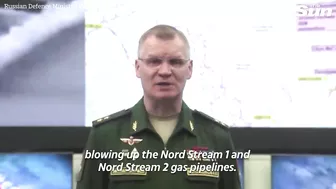 Russia accuses UK Royal Navy personnel of blowing up Nord Stream gas pipelines