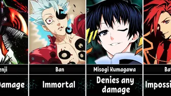 Anime Characters Who Can Survive any Damage