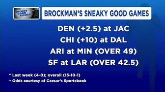 Chris Brockman’s NFL Week 8 ‘Sneaky Good Games’ – DEN-JAC, CHI-DAL, AZ-MIN, SF-LAR | Rich Eisen Show