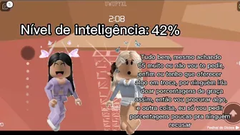 Nível de inteligência #pov #historiaroblox #roblox