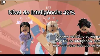 Nível de inteligência #pov #historiaroblox #roblox