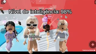 Nível de inteligência #pov #historiaroblox #roblox