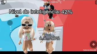 Nível de inteligência #pov #historiaroblox #roblox