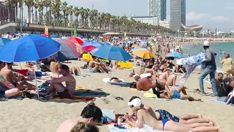 Hot beach Barceloneta????????