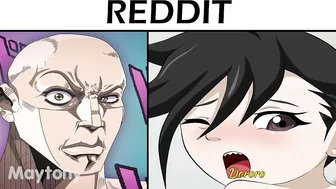 anime vs reddit | Dororo (the rock reacts meme)