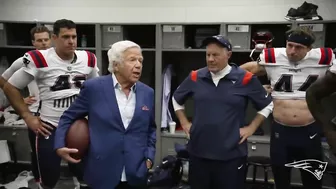 Bill Belichick & Matthew Slater Game Ball Presentations | Inside the Patriots Locker Room