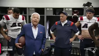 Bill Belichick & Matthew Slater Game Ball Presentations | Inside the Patriots Locker Room