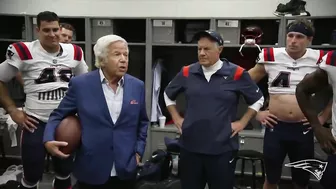 Bill Belichick & Matthew Slater Game Ball Presentations | Inside the Patriots Locker Room