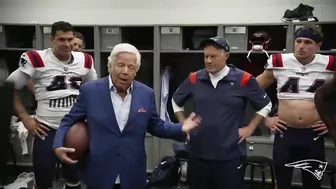 Bill Belichick & Matthew Slater Game Ball Presentations | Inside the Patriots Locker Room