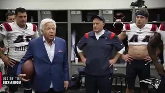 Bill Belichick & Matthew Slater Game Ball Presentations | Inside the Patriots Locker Room