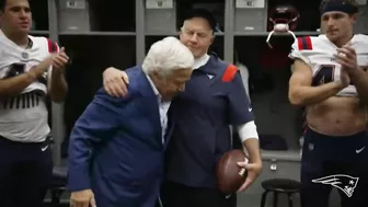 Bill Belichick & Matthew Slater Game Ball Presentations | Inside the Patriots Locker Room