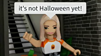 When you go trick or treating (meme) ROBLOX