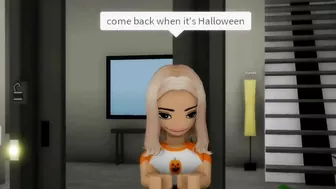 When you go trick or treating (meme) ROBLOX