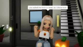 When you go trick or treating (meme) ROBLOX