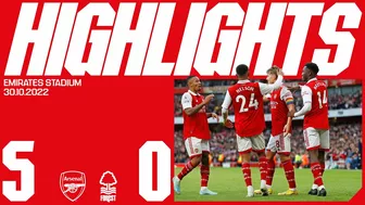 HIGHLIGHTS | Arsenal vs Nottingham Forest (5-0) | Martinelli, Nelson (2), Partey, Odegaard