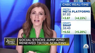 Social stocks jump amid renewed TikTok scrutiny