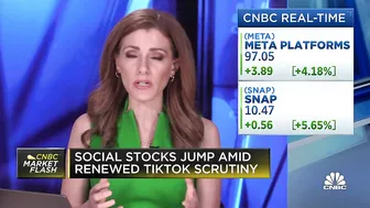 Social stocks jump amid renewed TikTok scrutiny