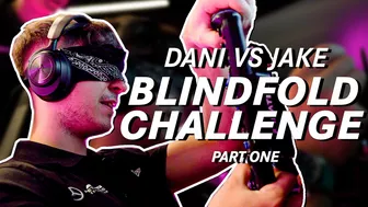 Blindfold Challenge: Dani Moreno v Jake Benham! ????