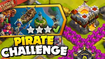 Easily 3 Star the Pirate Challenge (Clash of Clans)