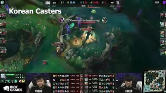 [Compilation] Casters & Streamers' reactions to Faker Azir insane R | Worlds 2022 | T1 vs JDG