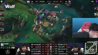 [Compilation] Casters & Streamers' reactions to Faker Azir insane R | Worlds 2022 | T1 vs JDG