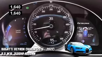 Bugatti Veyron/Chiron Acceleration Compilation