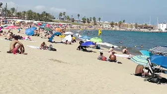 ????????????Beach Somorrostro, Barcelona beach walk