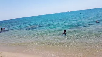 Beach Walk in Spain - Costa Brava Lloret de Mar - August 2022