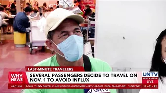 Several passengers decide to travel on Nov. 1 to avoid influx