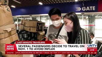 Several passengers decide to travel on Nov. 1 to avoid influx