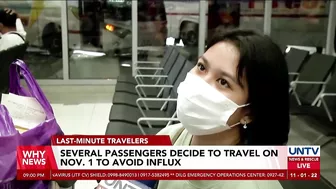 Several passengers decide to travel on Nov. 1 to avoid influx