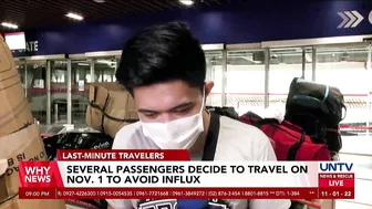 Several passengers decide to travel on Nov. 1 to avoid influx