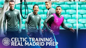 Celtic #UCL Training: The Bhoys train at Paradise before travelling to face Real Madrid ????????????