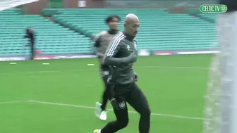 Celtic #UCL Training: The Bhoys train at Paradise before travelling to face Real Madrid ????????????